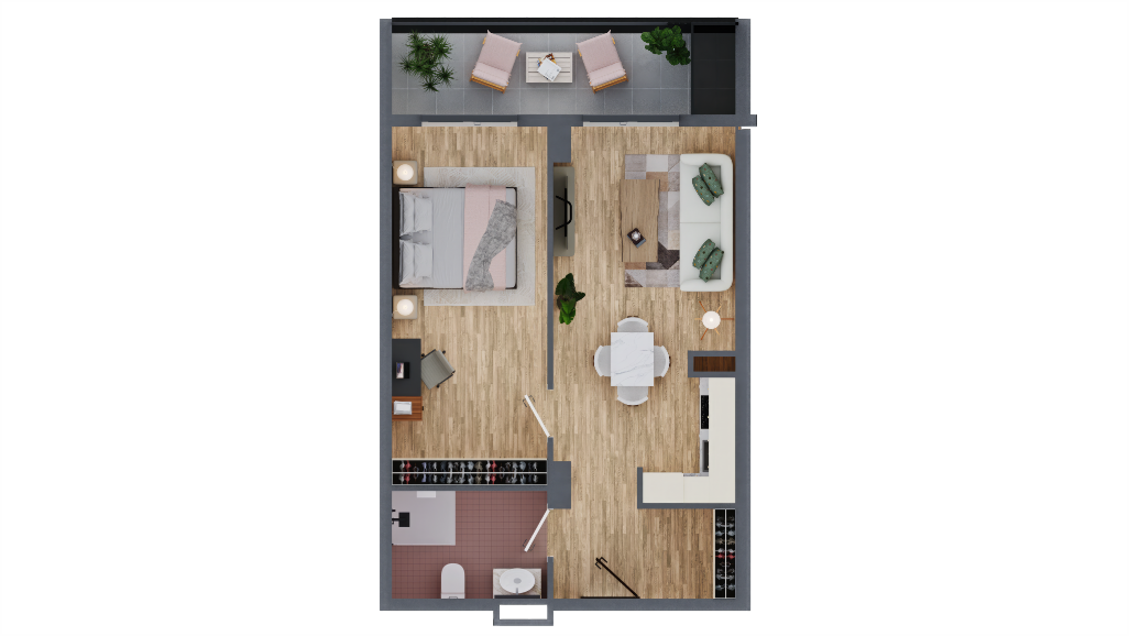 1 საძინებლიანი