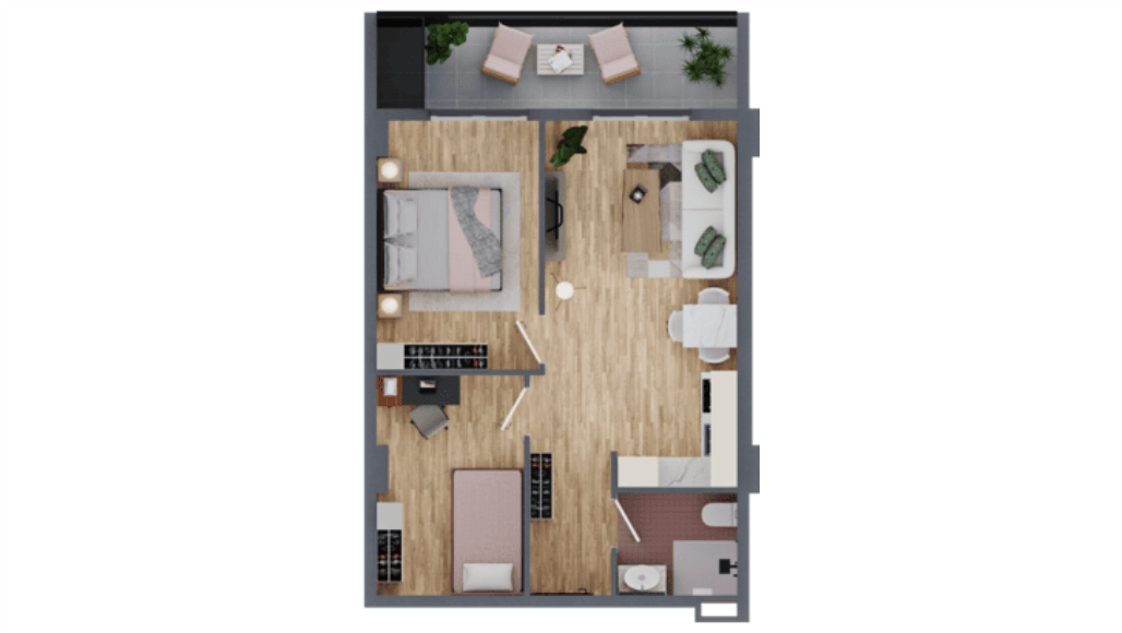 2 საძინებლიანი_1